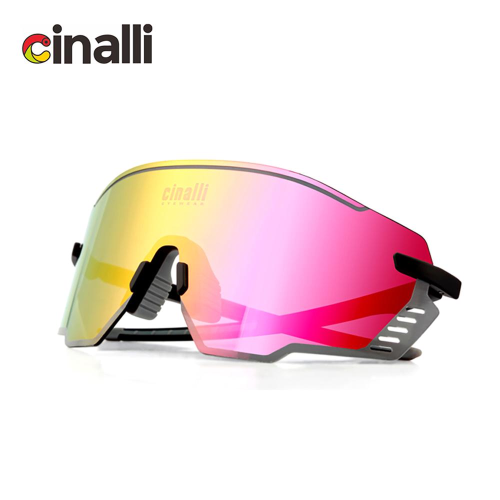 Cinalli Phân Cực Kính Đi Xe Đạp Kính Xe Đạp Kính Bảo Vệ Xe Đạp Đường Bộ Chống Gió Kính Mát Thể Thao Ngoài Trời Nam Nữ Color: C-089-Black Green