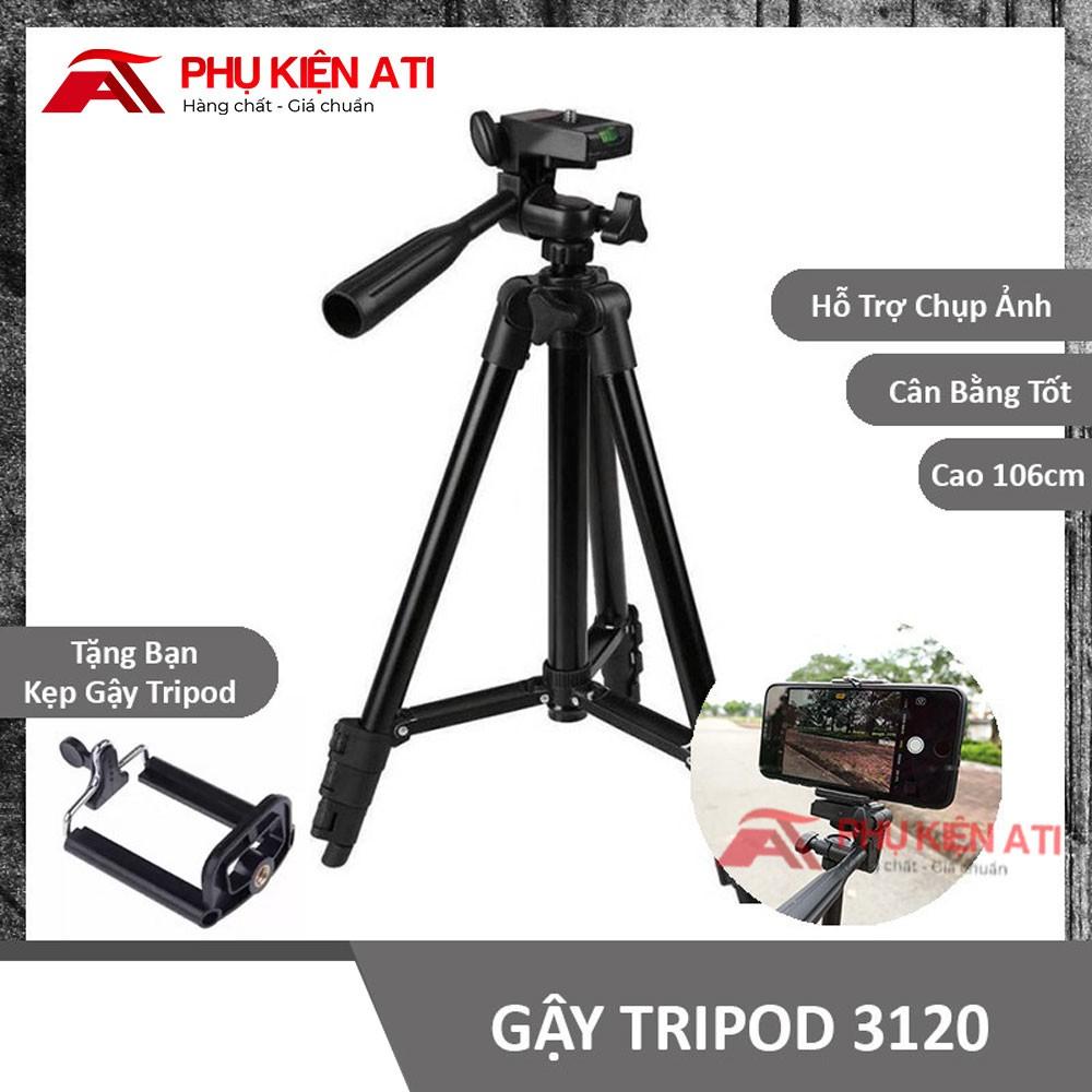 Gậy 3 chân chụp hình cho máy ảnh, điện thoại Tripod TF - 3120 loại tốt