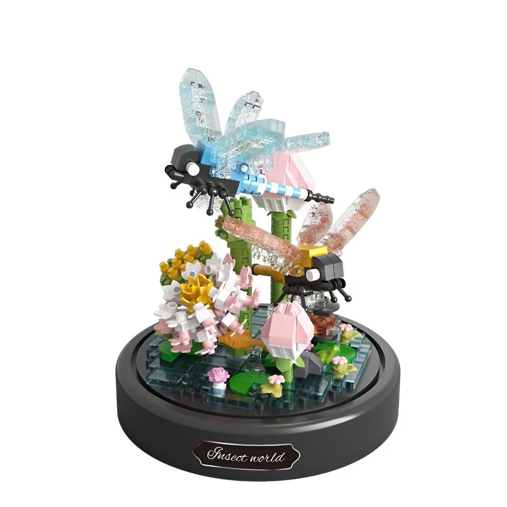 BALODY 16378 - Mô hình chuồn chuồn siêu chi tiết - Đồ chơi lắp ráp mini nghệ thuật