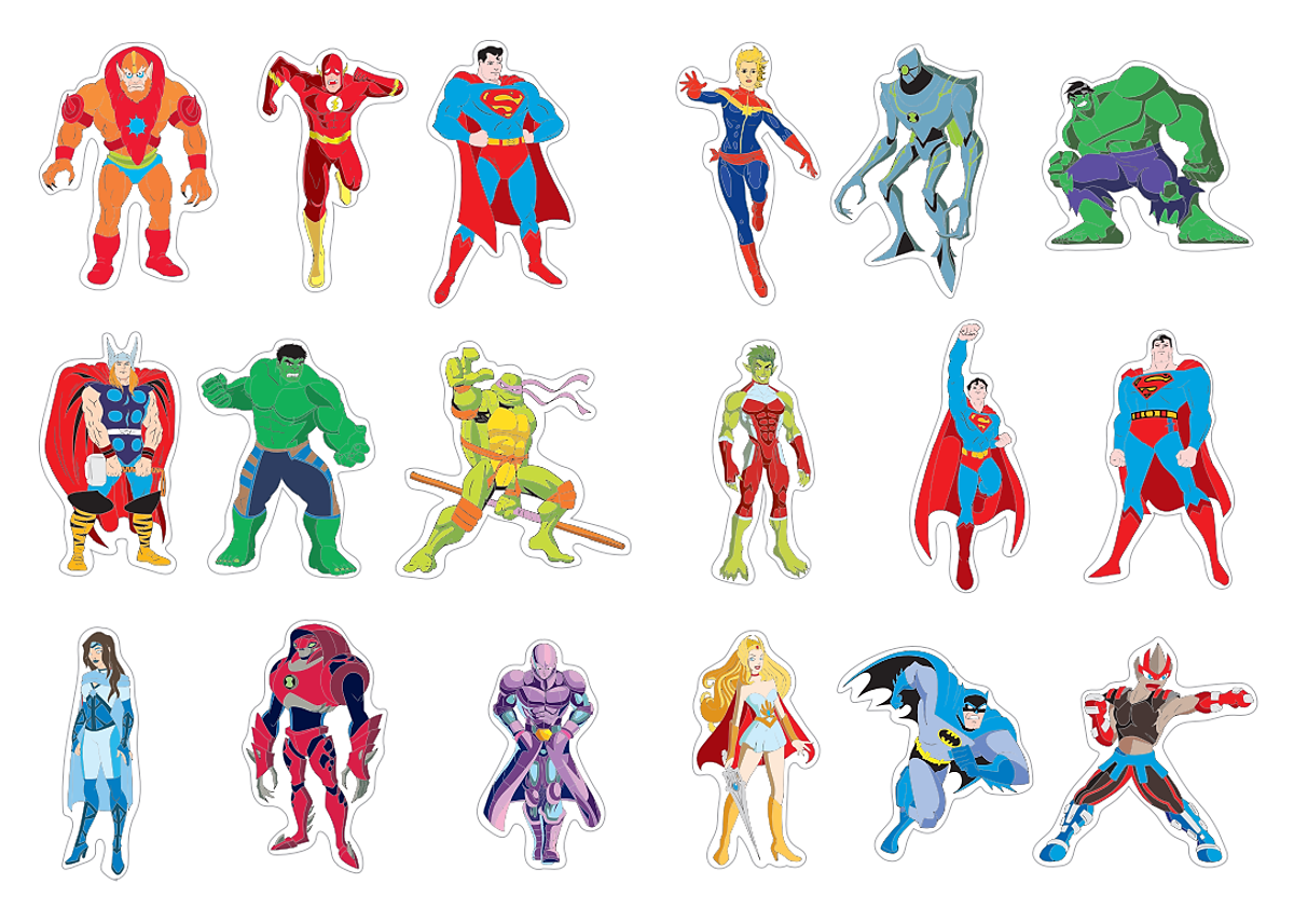 Tô Màu Rèn Luyện Iq Eq Cq - Super Heroes Siêu Anh Hùng - Tập 4 - Tặng Kèm Sticker