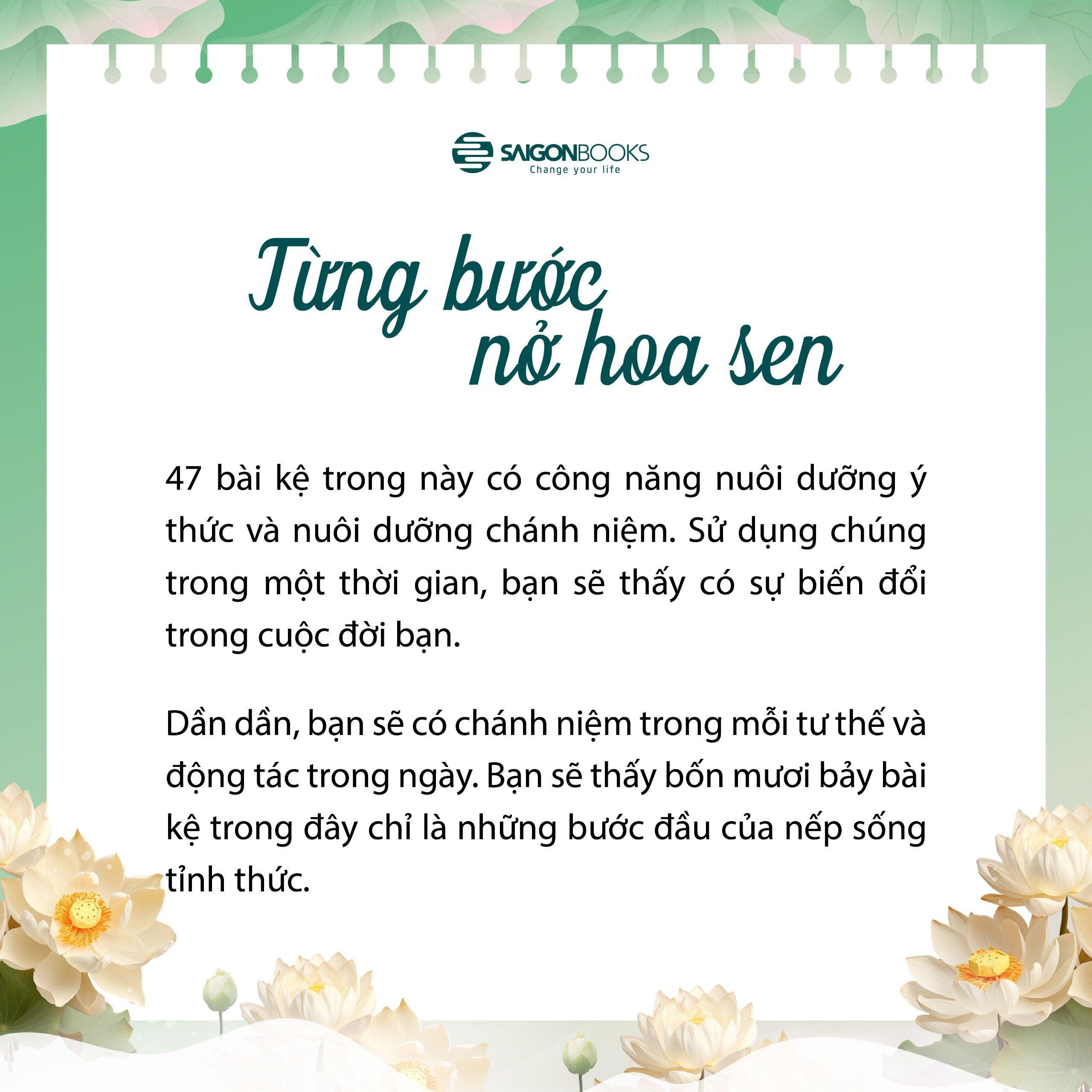 Từng Bước Nở Hoa Sen (Tái Bản 2024)
