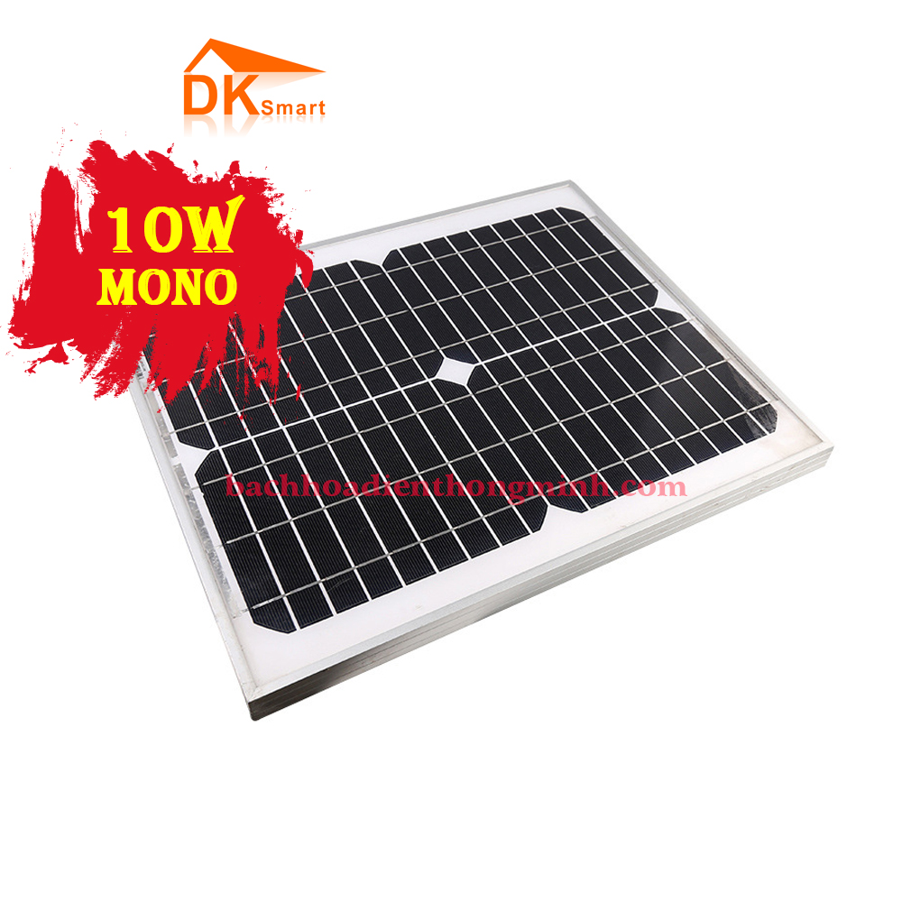 Tấm Pin Năng Lượng Mặt Trời Mini Mono 10W