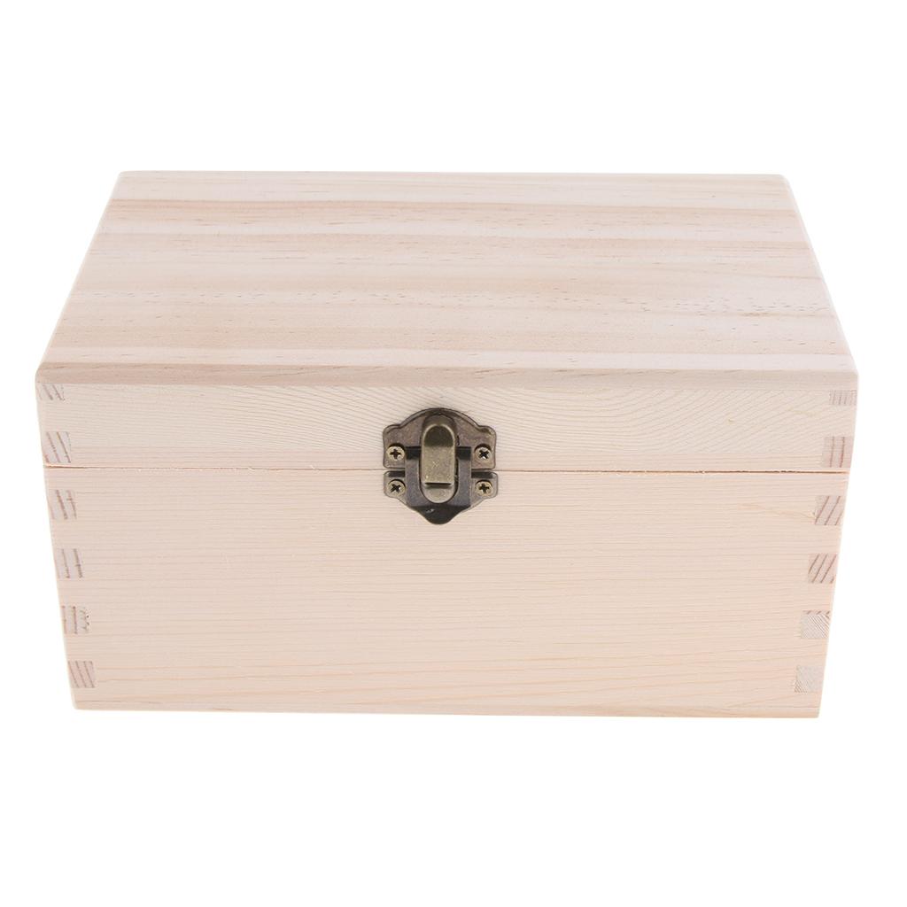Salon SPA Wood Essential Oil Storage Box Display Carry Case Holder Organizer