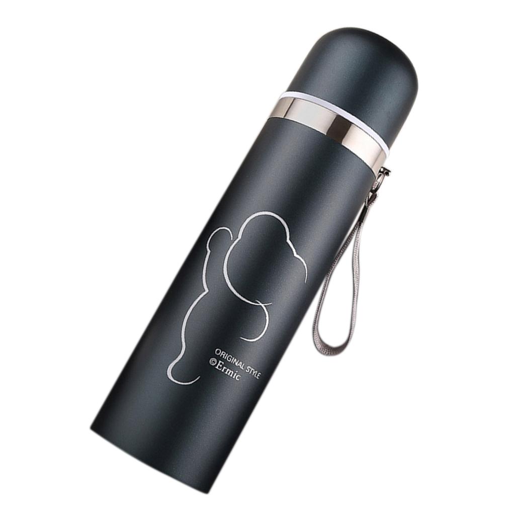 Stainless Steel Insulated Vacuum Cup Travel Mug Water Bottle Matte Blue