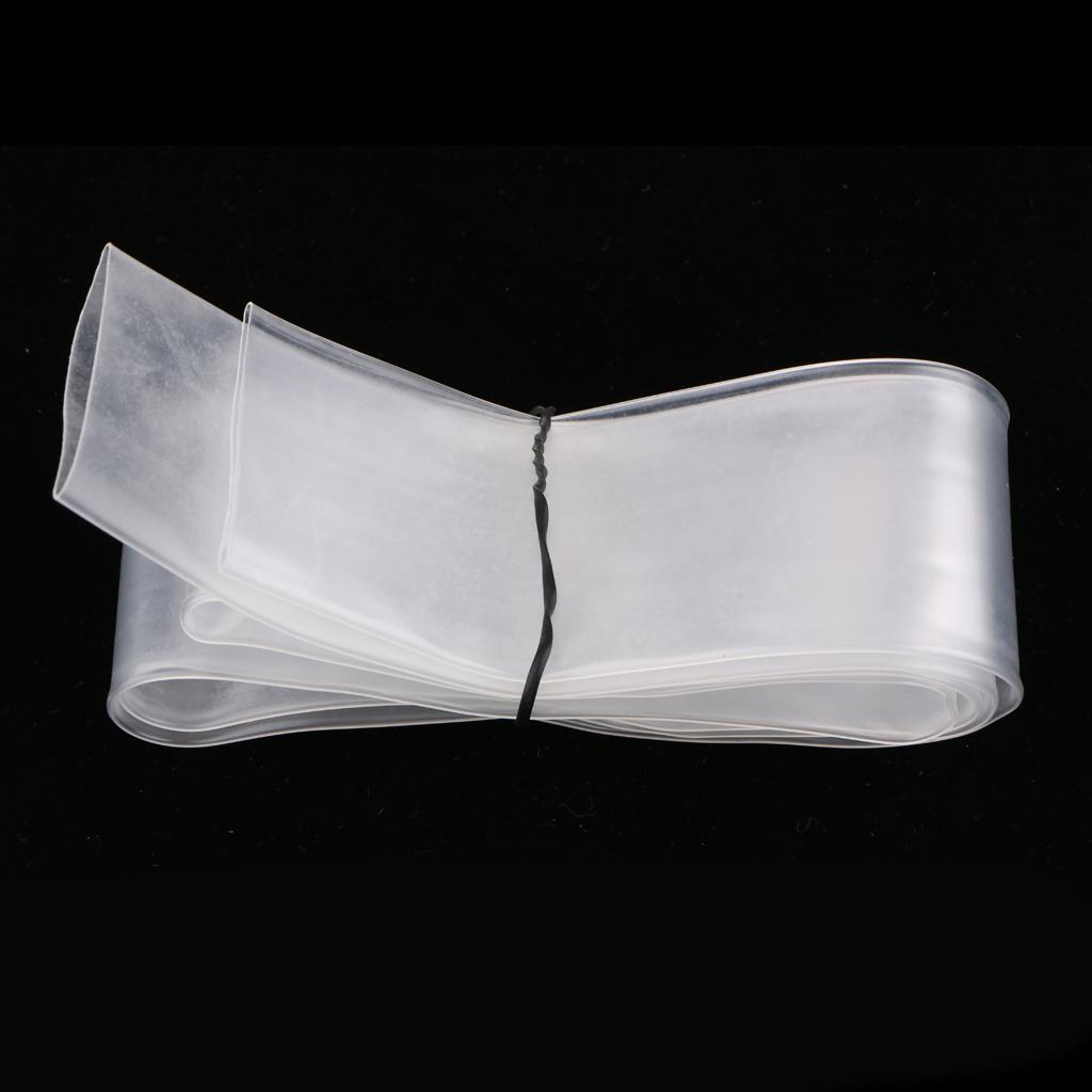 2 Chiếc 25 Mm X 1 M Polyolefin 2:1 Rõ Ràng Nhiệt Ống Ống Dây Quấn Cáp Tay