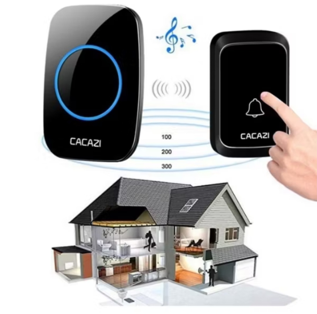 BỘ CHUÔNG CỬA BÁO KHÁCH KHÔNG DÂY XA 200M HÀNG CAO CẤP