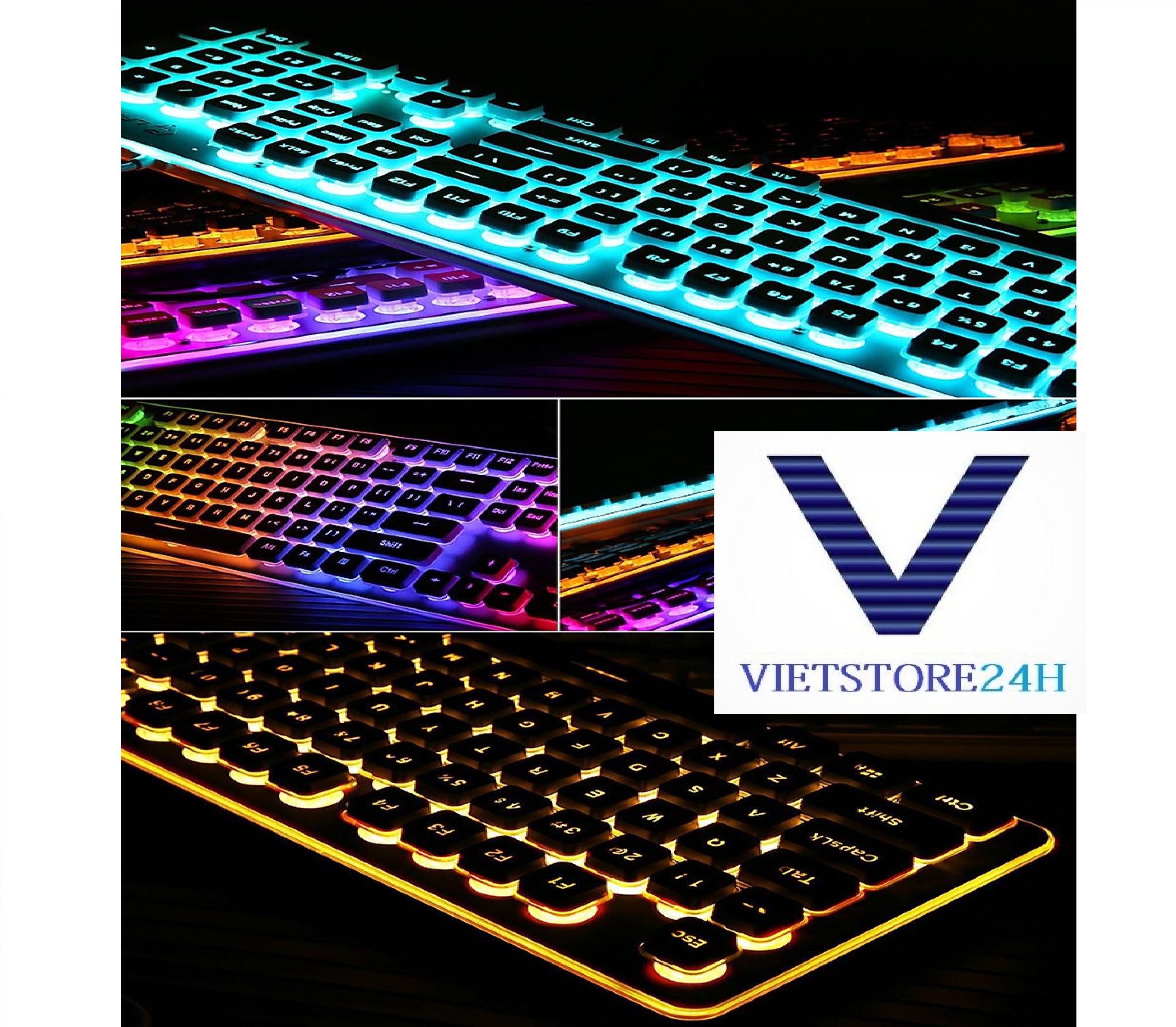 Bàn Phím Chuyên Game LANGTU L1 Led VT - Hàng chính hãng