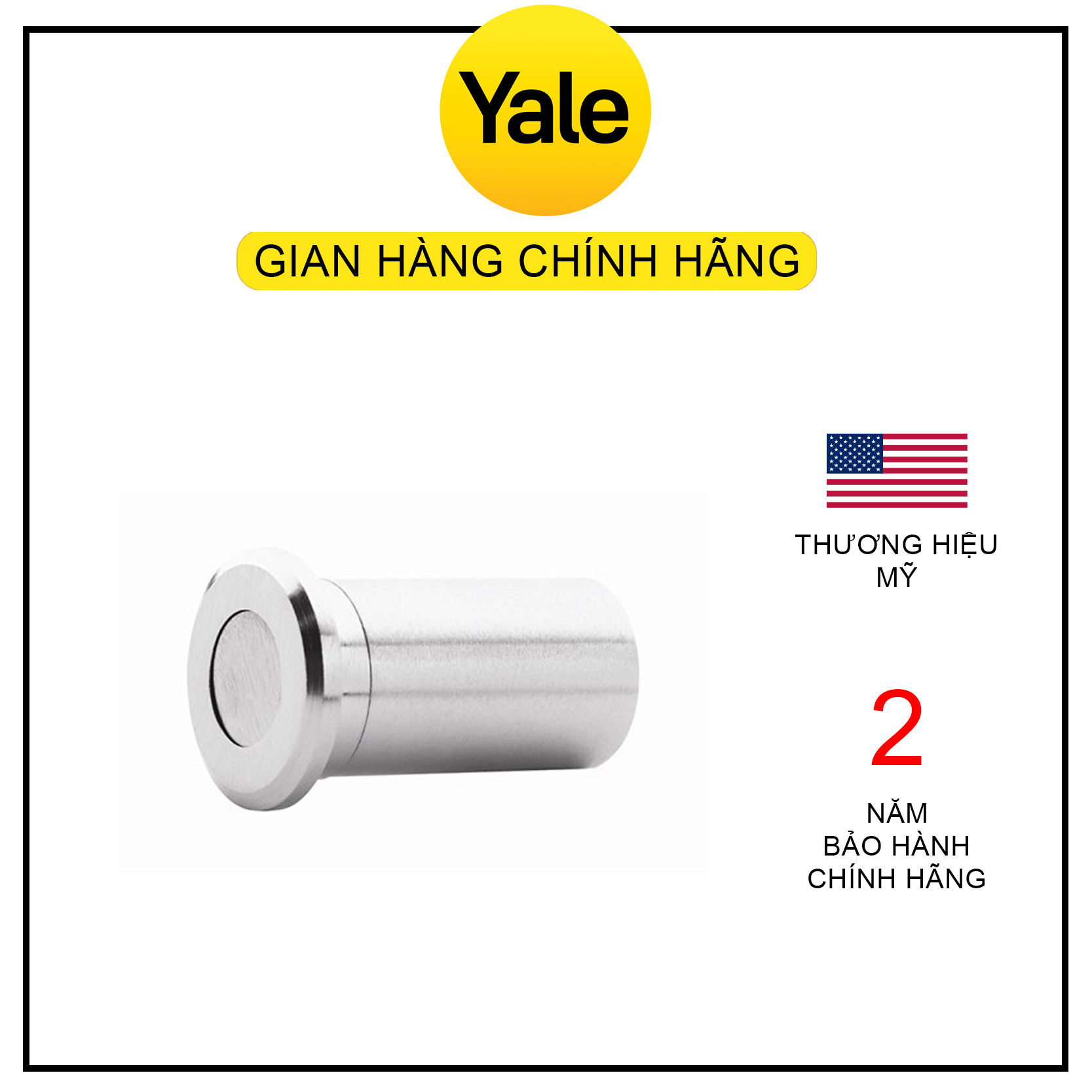 Nắp đậy chốt cửa gắn sàn Yale dòng YFB-040 - Hàng chính hãng