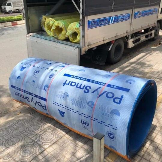 ( Khổ cao 1,22m hoặc khổ cao 1,52m x Dày 2li) Tôn nhựa phẳng POLY ĐẶC LẤY ÁNH SÁNG (màu TRẮNG/ màu XANH) lOẠI 1