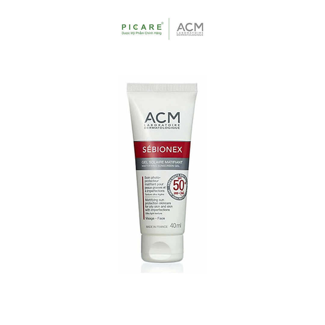 Kem Chống Nắng Dành Cho Da Dầu ACM Sebionex Mattifying Sunscreen Gel SPF50+ 40ml