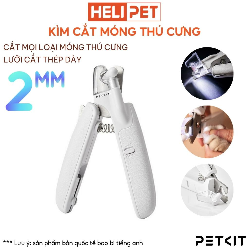 Kềm cắt móng thú cưng có đèn LED PETKIT LED Pet Nail Clippers - HeLiPet