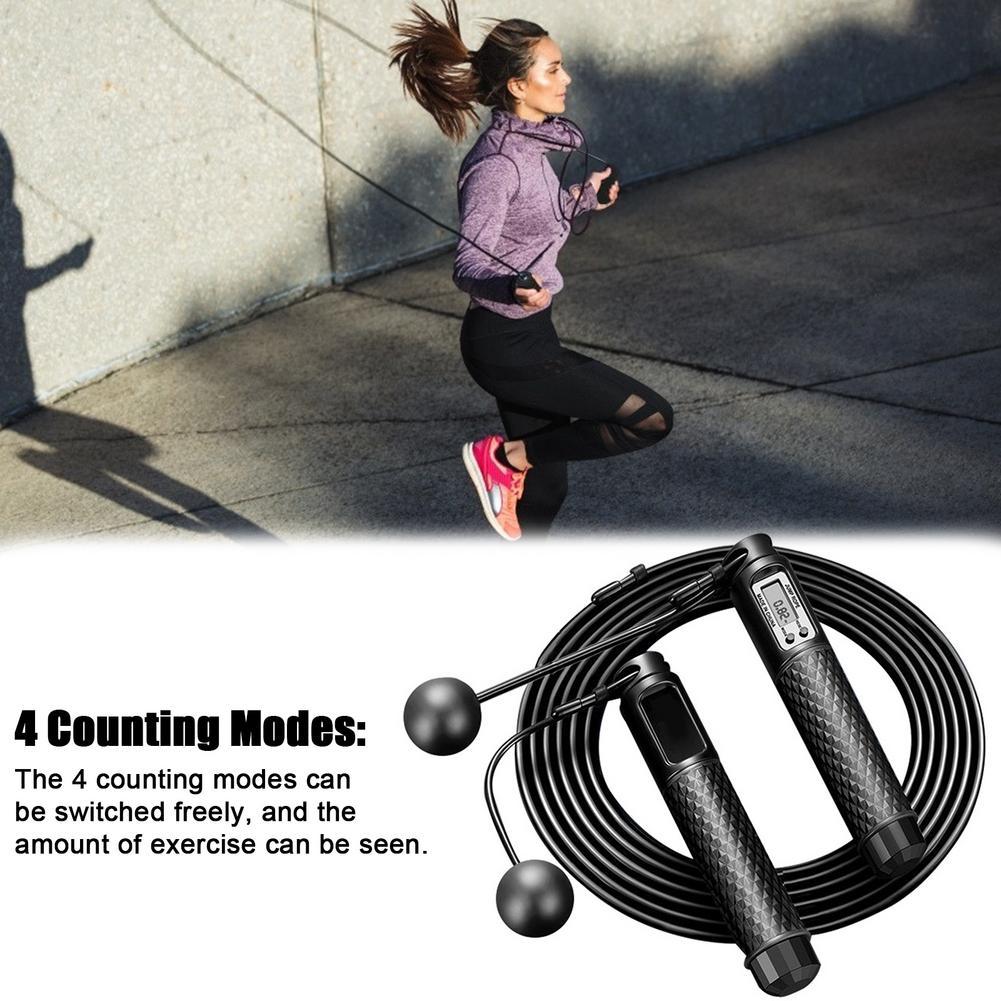 Kỹ Thuật Số Đếm Wireles Dây Nhảy Không Dây Dây Nhảy Dây Nhảy Tốc Độ Cho Quyền Anh Đào Tạo Giảm Cân Tập Thể Dục Tại Nhà Tập Luyện