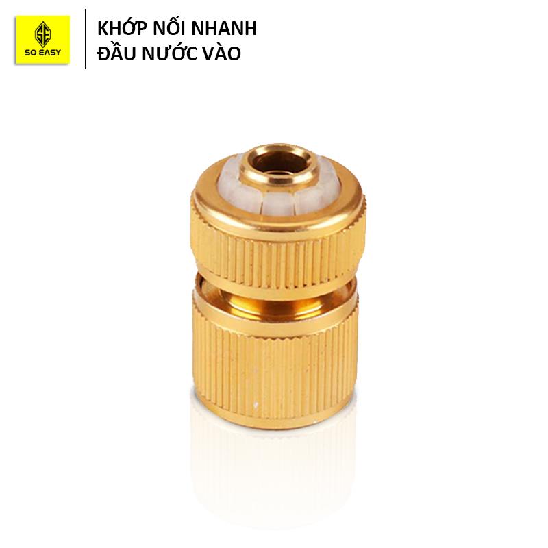 Đầu nối nhanh đầu vào cho máy rửa xe, khớp nối nhanh đầu hút nước máy bơm rửa xe, đầu cái nối nhanh C0004-30