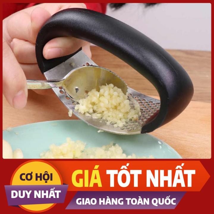 Dụng Cụ Dập Tỏi Inox,Ép Tỏi, Nghiền Tỏi Inox, Dụng Cụ Nghiền Tỏi Bằng Thép Không Gỉ, Nhỏ Gọn, Tiện Lợi