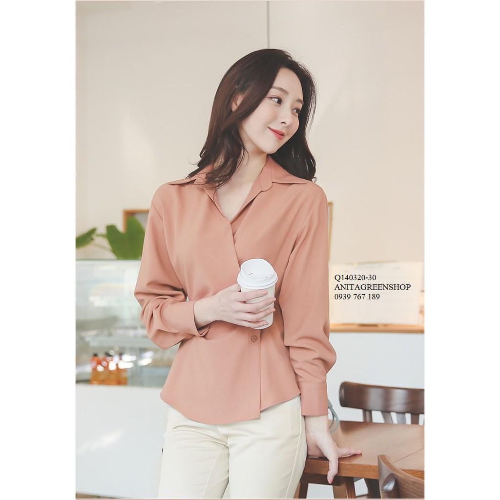 Q140320 ÁO SƠ MI DÀI TAY CÁCH ĐIỆU