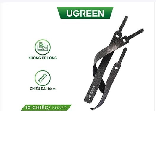 Dây cáp dính dành cho tai nghe, chuột, dây 3.5mm Ugreen 50370 dài 15cm - Hàng chính hãng