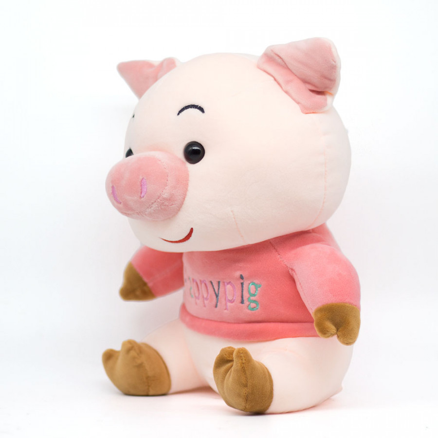 Thú Bông Heo Happy Con Pig Dễ Thương (30CM) - Màu ngẫu nhiên