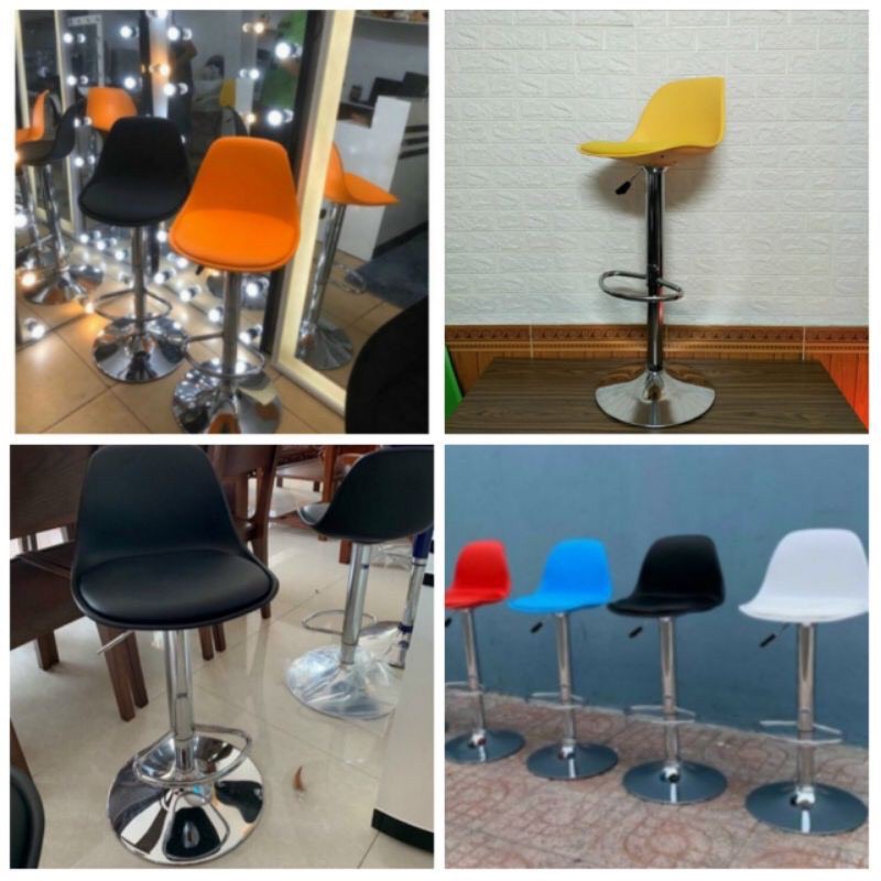 Ghế bar, quầy bar Juno Sofa kèm đệm da cao cấp sang trọng