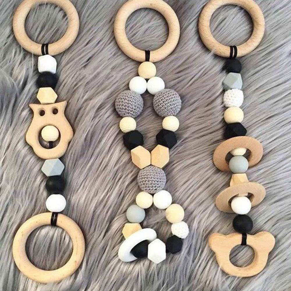 3x 20× Wood Rings Circles Unfinished Wood for Craft, Pendant And Connectors