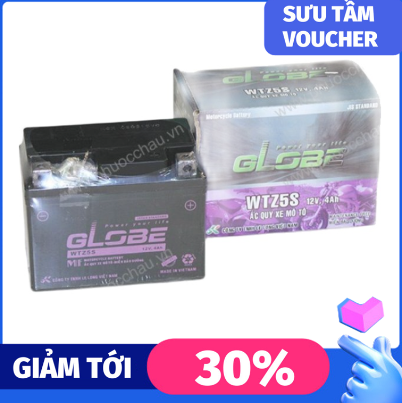 Hàng chính hãng - Ắc quy Globe WTZ5S E xe Wave Future Airblade Nouvo Hayate ...