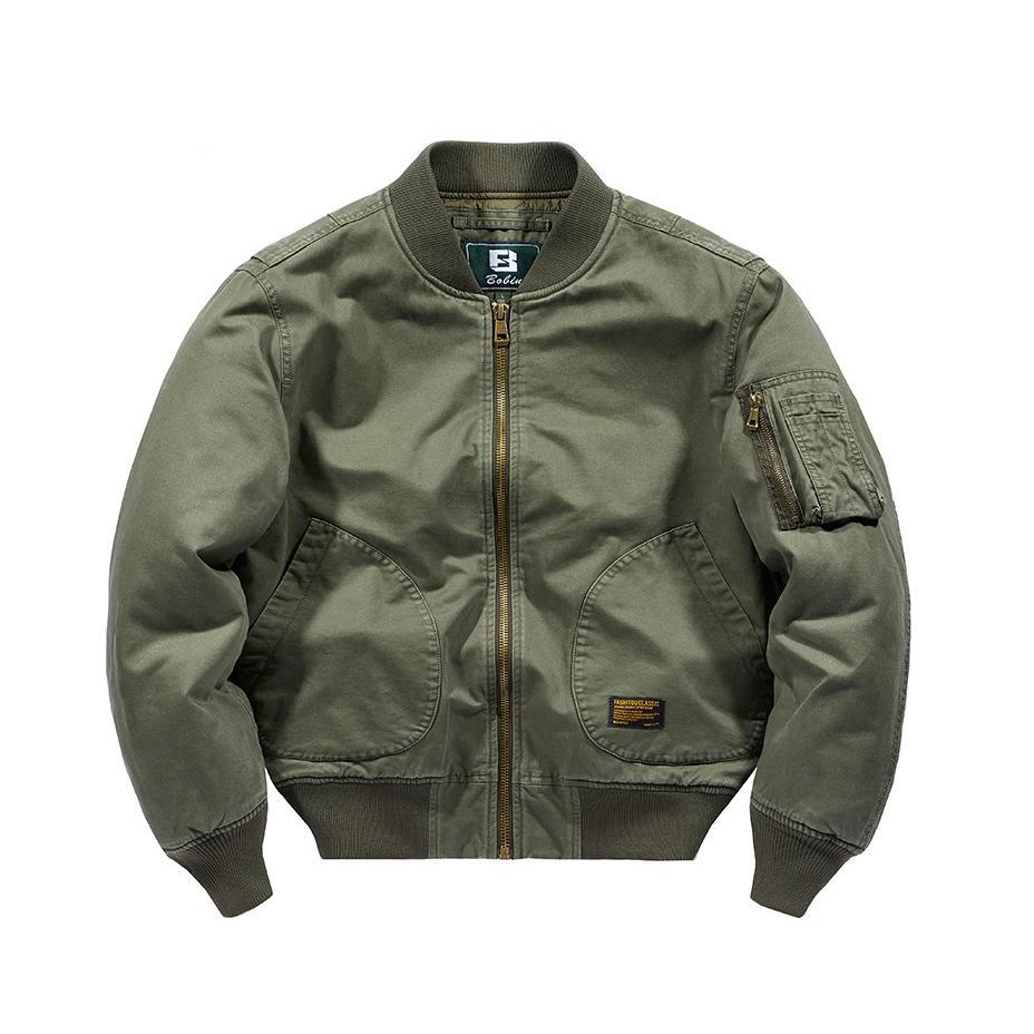 Áo khoác Bomber KaKi Cao Cấp Athenas V7 - XXL