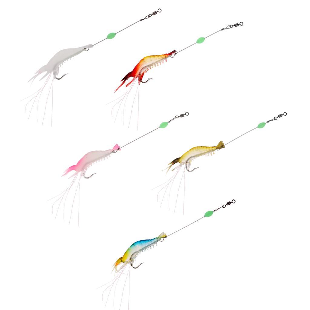 Shrimp Fishing Lure Luminous Shrimp Bait Sea Fishing Tackle Accessories Durable and Not Easy to Rust