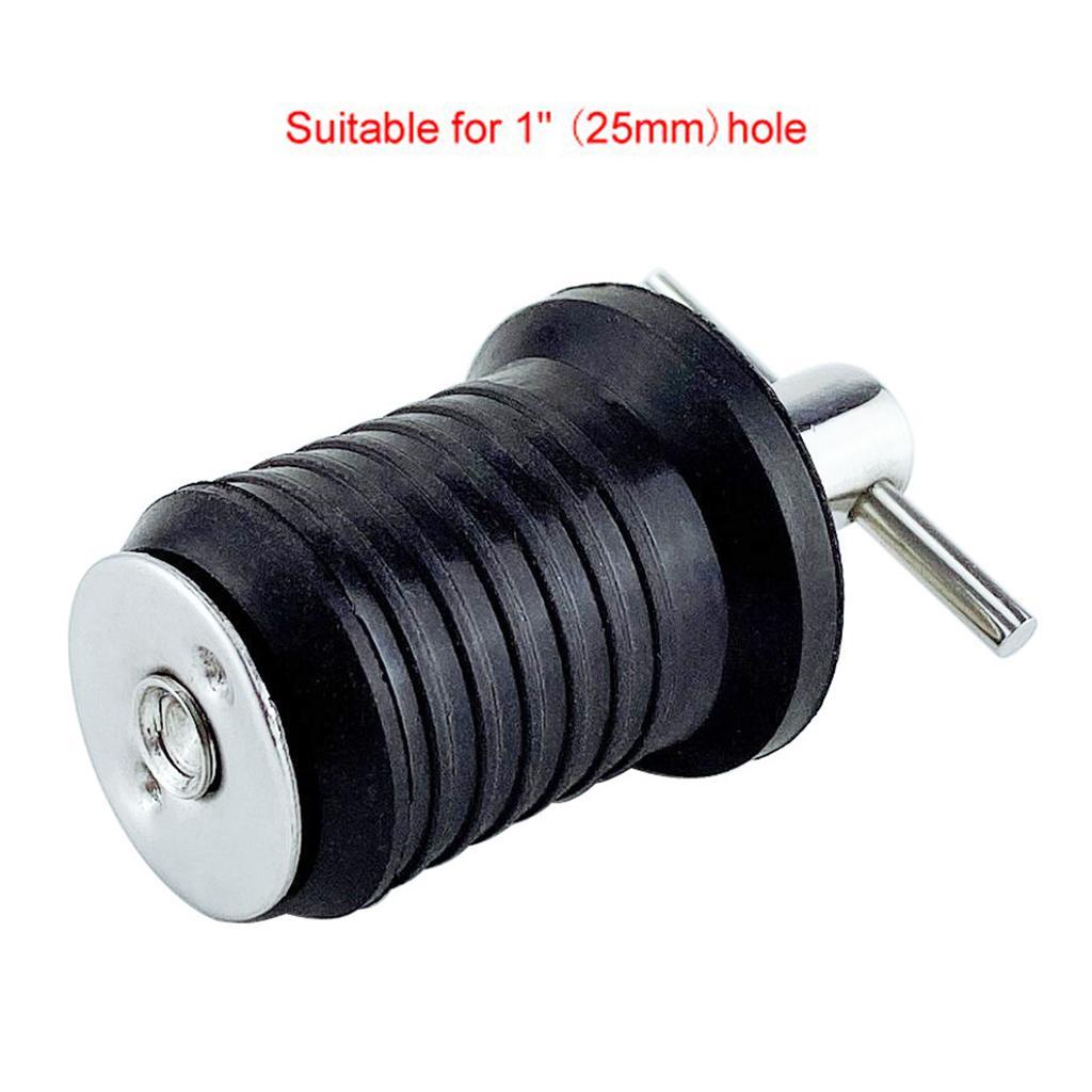 2xKayak Boat Hull/Livewell/Baitwell Twist Drain Plug Stopper Turn-tite Plug