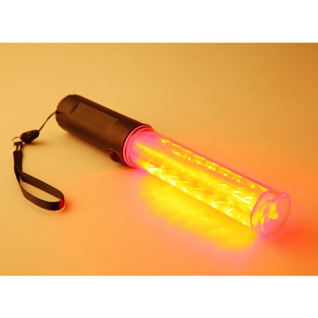 4Pcs 26cm Police Signal Traffic Wand LED Flashlight Beacon Road Control