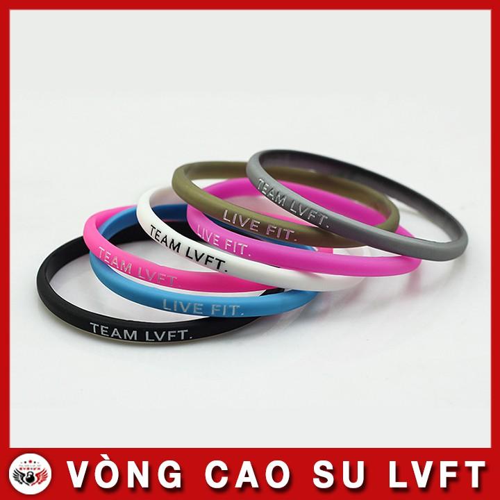 Vòng tay cao su - Vòng tay LVFT - Live Fit