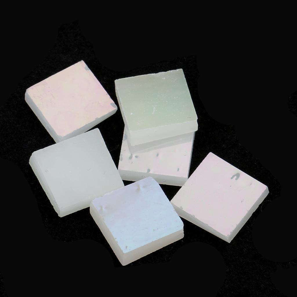 500 Pieces Mosaic Tiles, Glass,1x1cm Square Shapes DIY Crafts Supplies for Plates Picture Frames Flower Pot Handmade Jewelry Home Decor