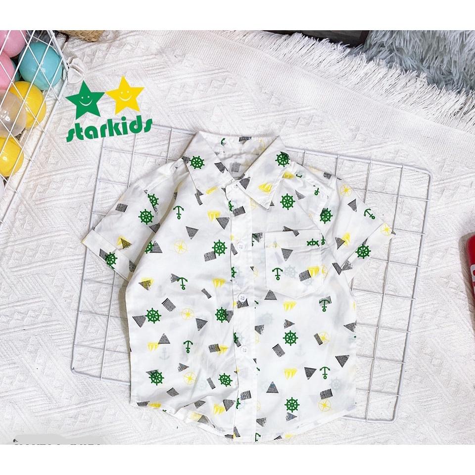 Áo sơ mi caro dài tay cho bé trai mặc tết đẹp size 20-32kg hàng cao cấp