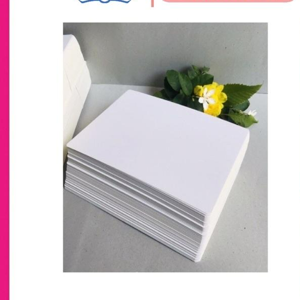 Flashcard Thẻ Trắng Viết Chữ Đơn 100 thẻ 15x21cm chuẩn Ivory 350