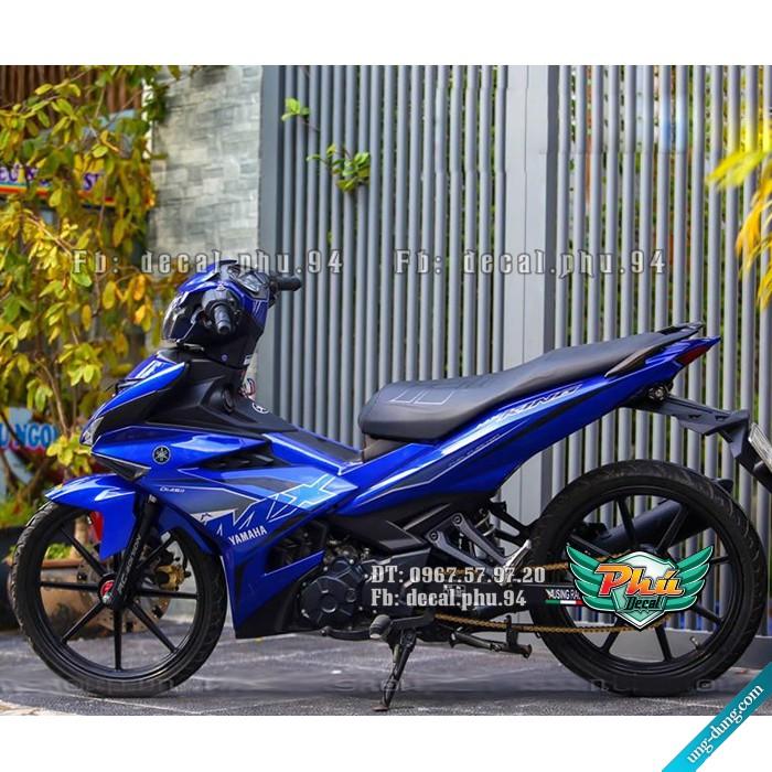 Tem rời EX 150 MX xanh 2019