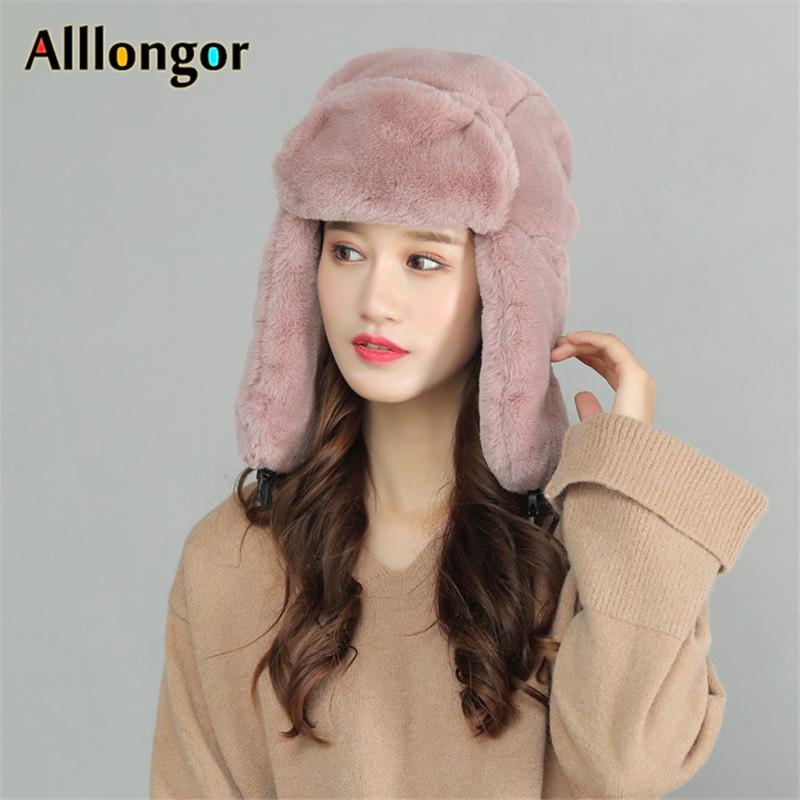2021 Ushanka Phi Công Máy Bay Ném Bom Mũ Ấm Áp Bộ Lông Mùa Đông Huy Hiệu Liên Xô Nón Nữ Bẫy Bắt Trooper Mũ QUÂN ĐỘI NGA Earflap Mặt Nạ Tuyết mũ Lưỡi Trai