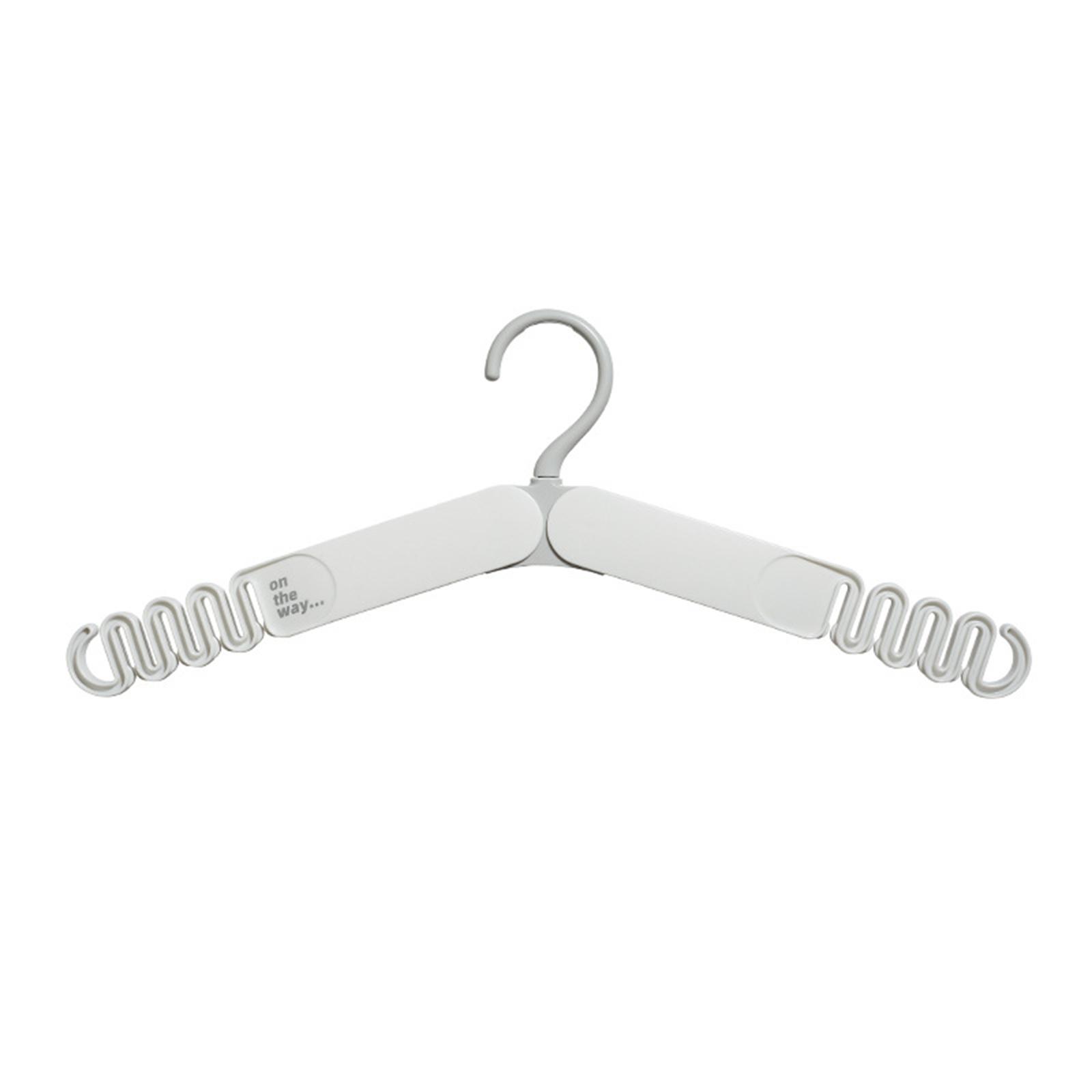 Foldable Travel Hanger Coat Hanger Portable Foldable Hanger 360° Rotating Hook Clothes Hanger Drying Rack for Coats Clothing