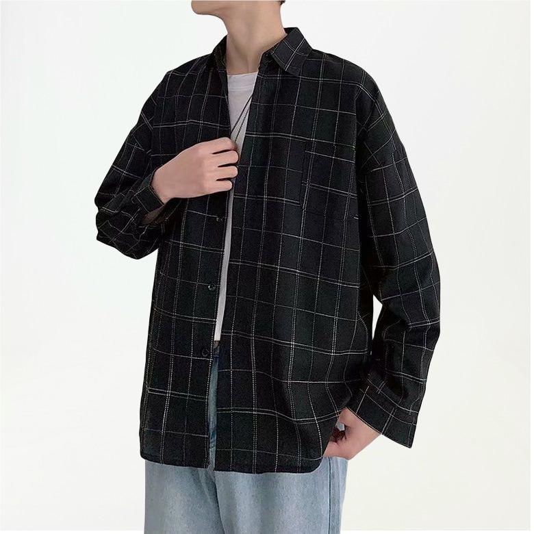 Áo sơ mi Hàn Quốc dài tay dáng rộng Shirt Loose R3SM1