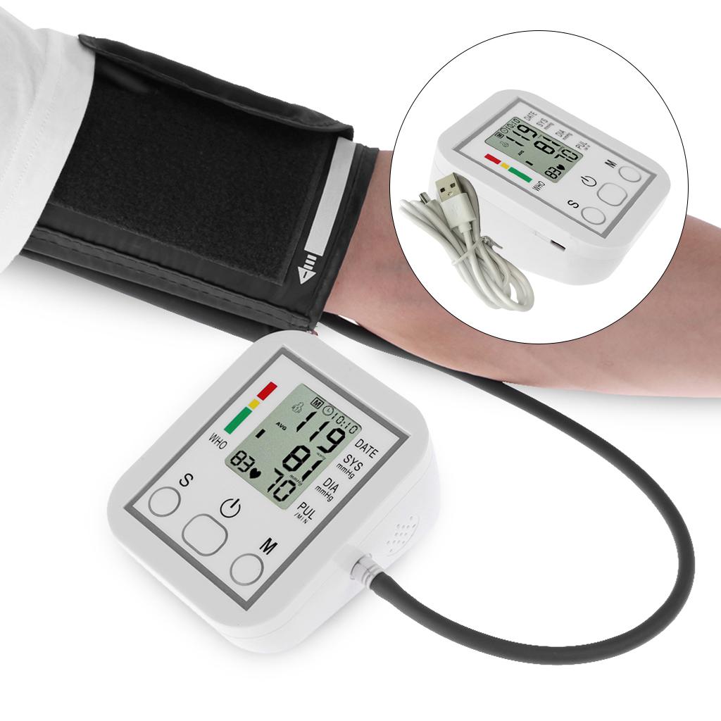 Accurate LCD Display Blood Pressure Monitor BP Monitor Pulse Rate Monitor