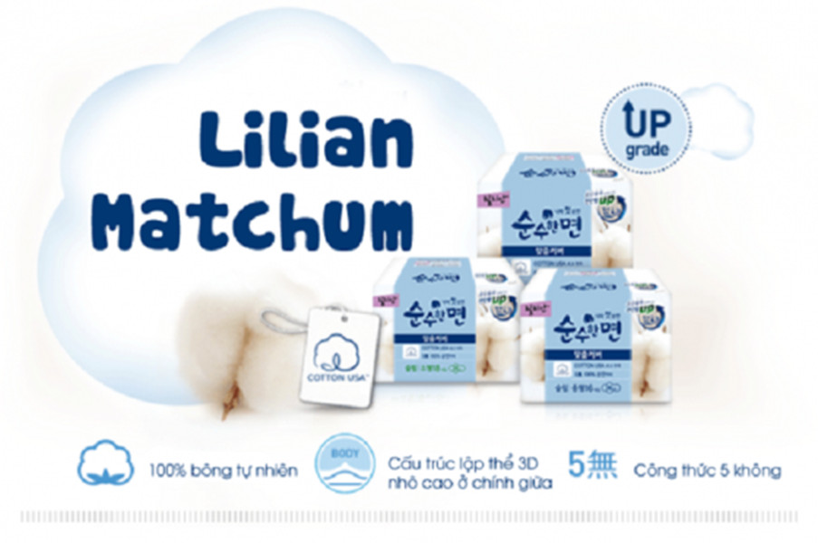 Băng vệ sinh thảo dược siêu mỏng cánh Lilian Bogam Hàn Quốc thêm móc khoá