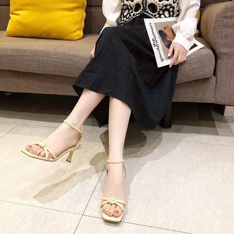 Giày Cao Gót Mũi Vuông Thời Trang Cho Nữ