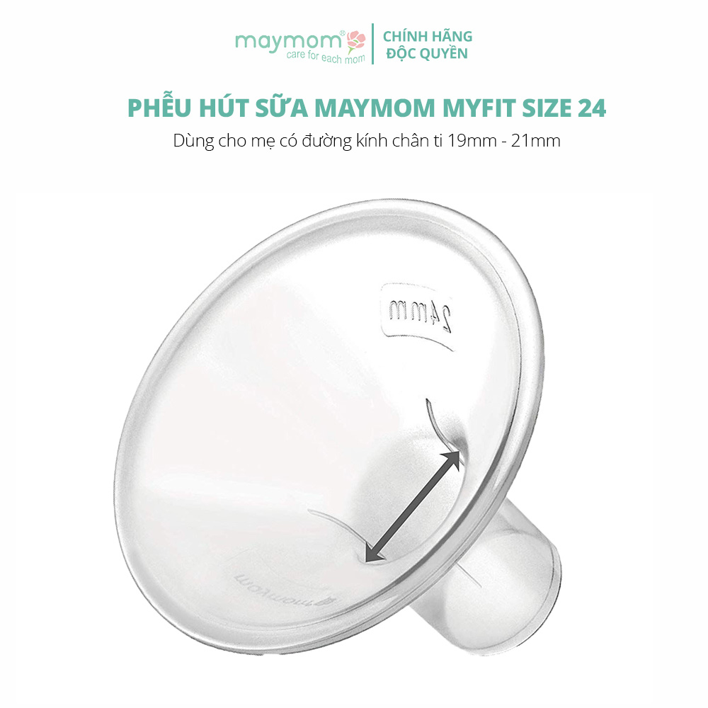 Phễu Hút Sữa Maymom Myfit, Phụ Kiện Thay Thế Máy Vắt Sữa Medela, Spectra, Avent, Unimom, Rozabi, Cimilre 