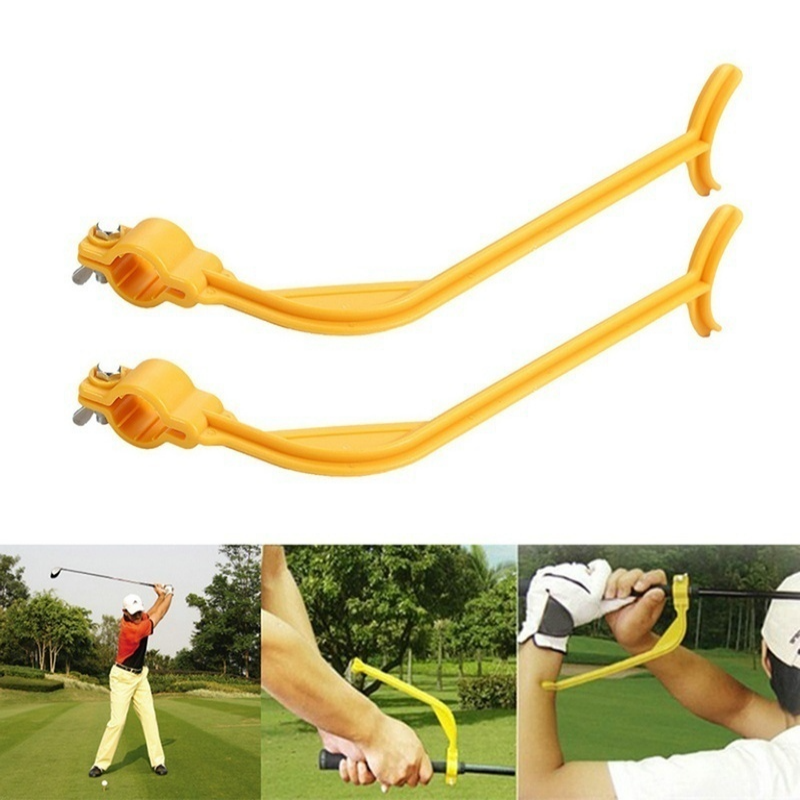 Golf Swing Swinging Huấn luyện Hỗ trợ Hỗ trợ Công cụ Huấn luyện Cổ tay Cổ tay: Vàng