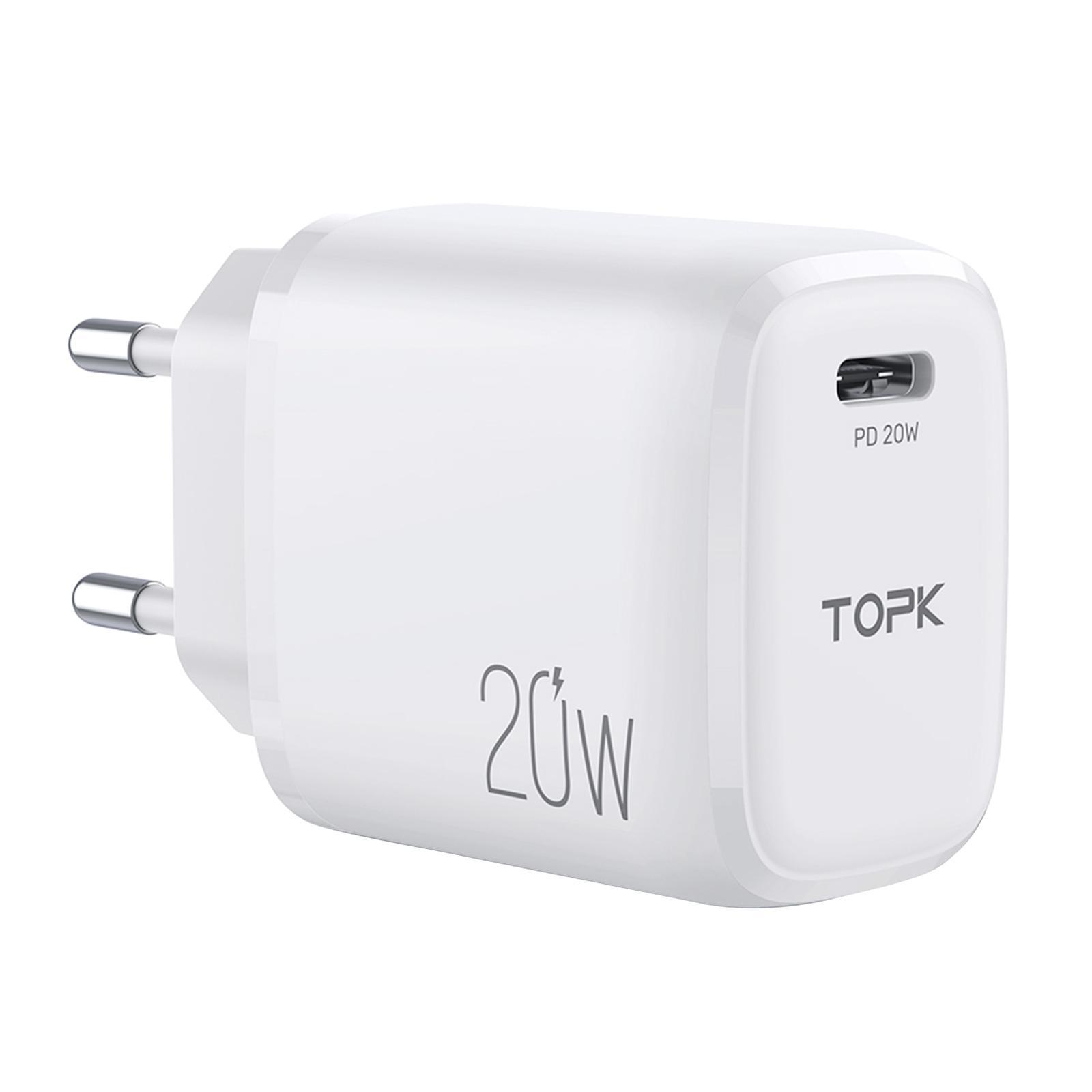 PD 20W Ports Wall Charger Block Adapter Fast Charging EU Plug