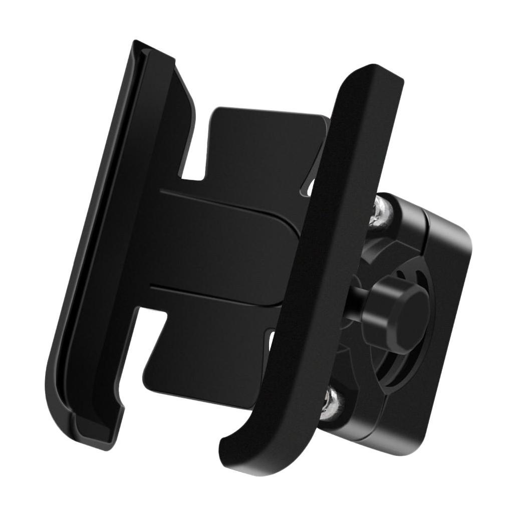 Universal Phone Holder Handlebar Mount Bracket Stand For Motorcycle Black