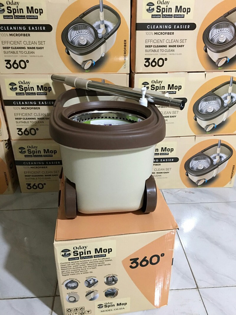 Bộ chổi lau nhà đa năng 360 AN1425