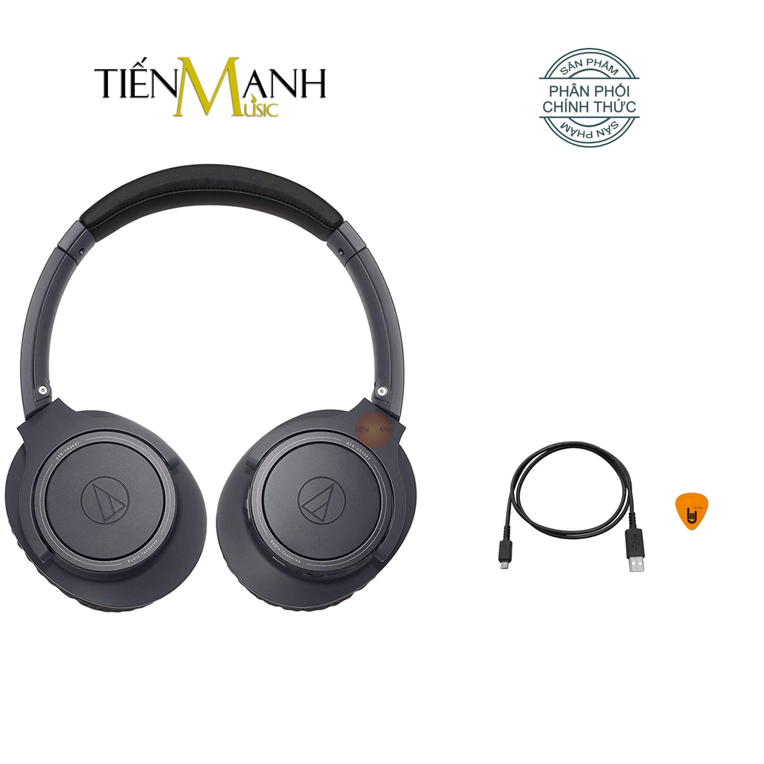 [Bluetooth] Audio Technica  ATH-SR30BT Tai Nghe Không Dây SR30 BT Headphones SR 30BT Professional SR30BT Hàng Chính Hãng - Kèm Móng Gẩy DreamMaker