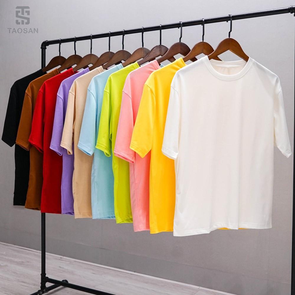Áo Thun Nam Nữ Trơn :: Áo Thun Unisex Form Rộng Cực Đẹp