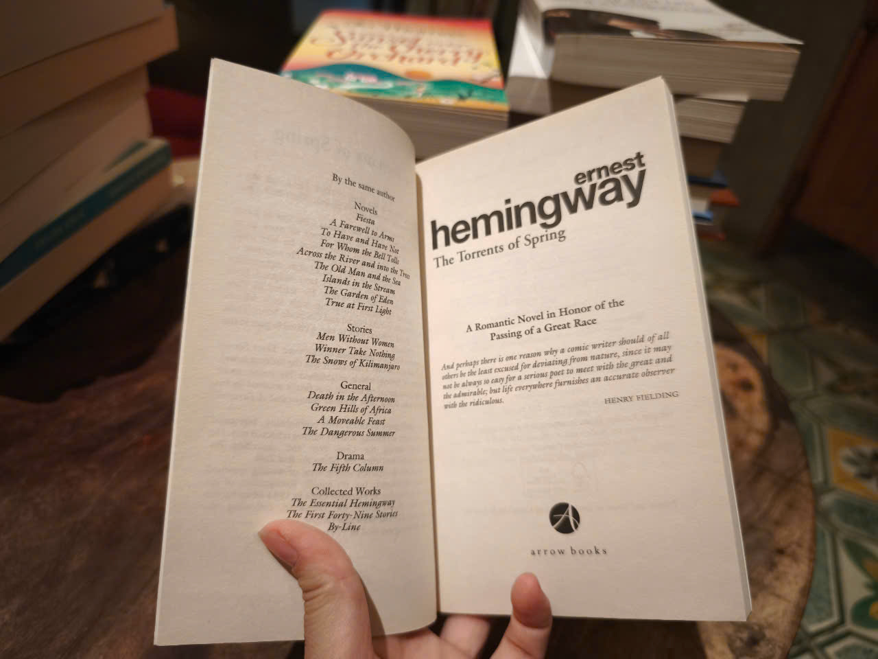 Sách - The Torrents Of Spring by Ernest Hemingway - Fiction/ Classics/ Literature in English