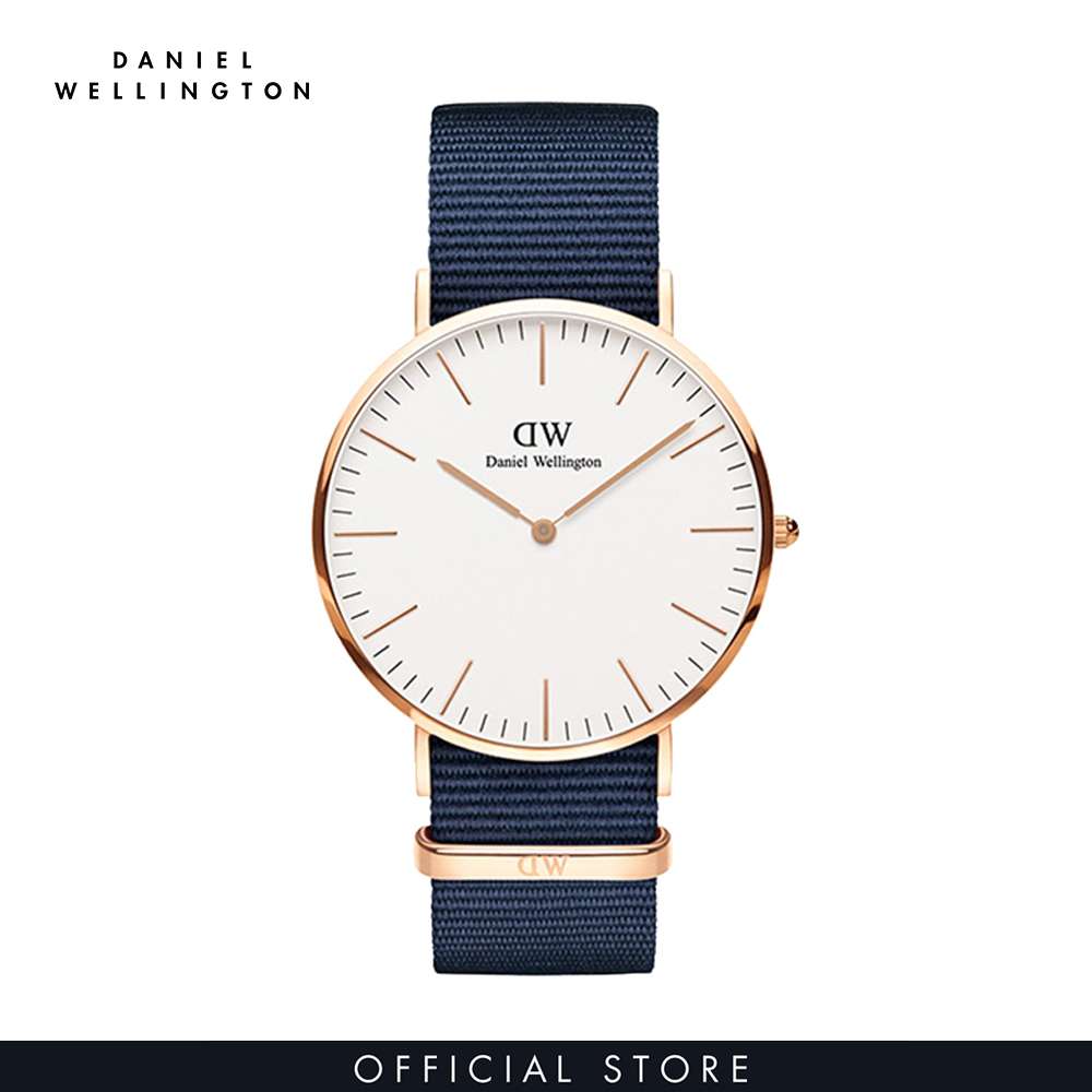 Đồng hồ Nam Daniel Wellington dây vải nato - Classic Bayswate 40mm DW00100275