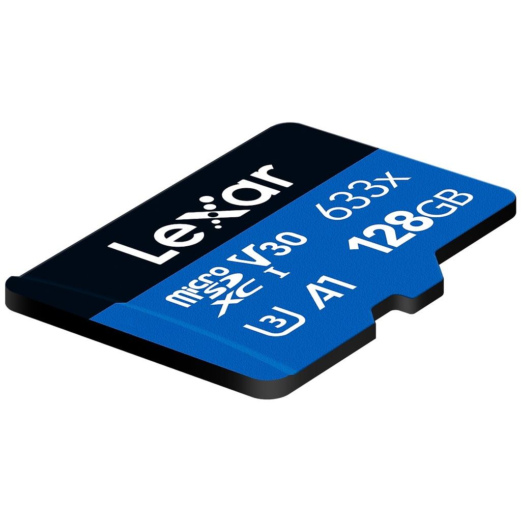 Thẻ Nhớ Micro SD Lexar 128GB UHS-I 633x U3 100Mbs