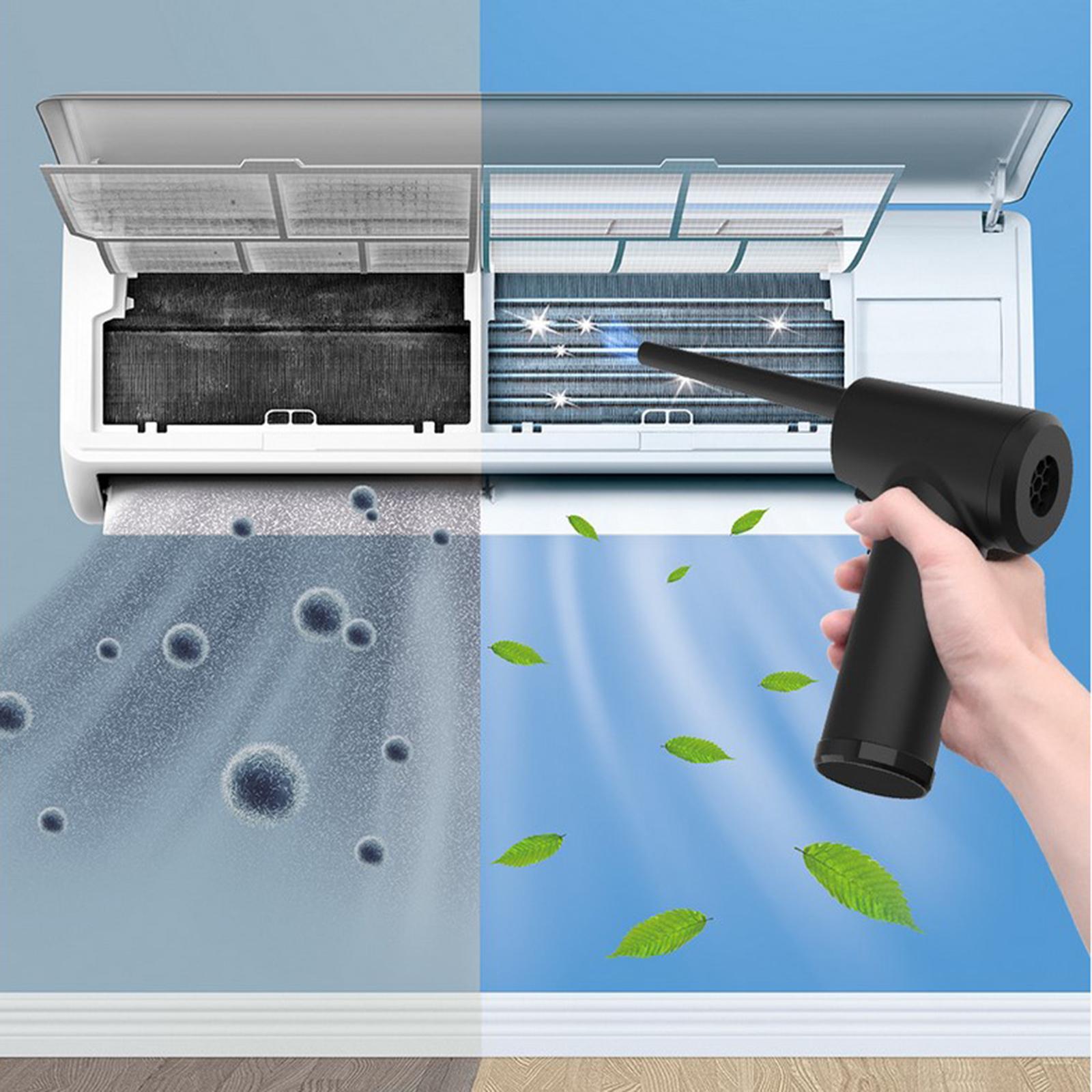 Wireless Air Duster Compressed Air Blower 6000mAh 5000 RPM for Mobile Phone